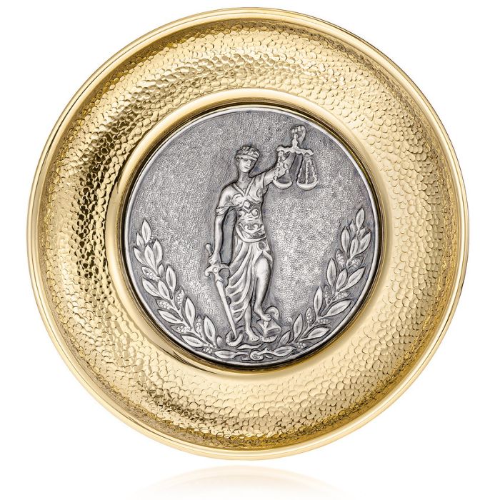 Ορειχάλκινο Σφυρήλατο Πιάτο Μεγάλο (XEV)