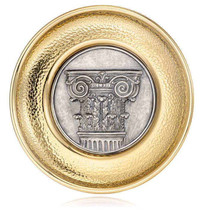 Ορειχάλκινο Σφυρήλατο Πιάτο Μεγάλο (XEV)