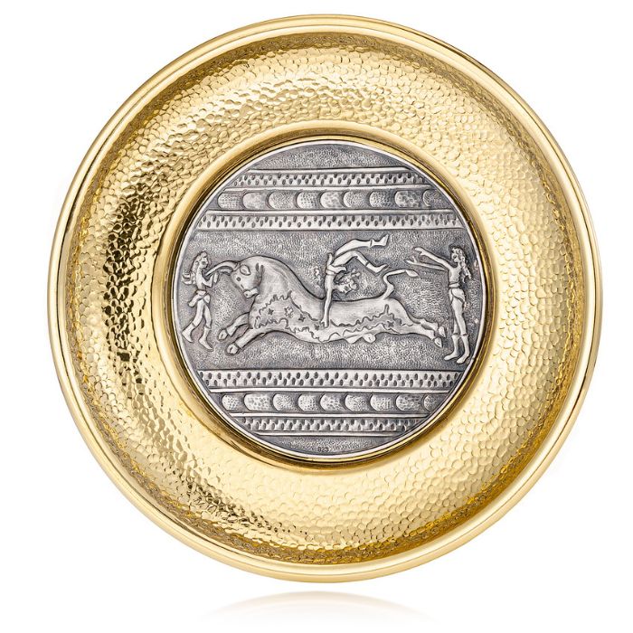 Ορειχάλκινο Σφυρήλατο Πιάτο Μεγάλο (XEV)