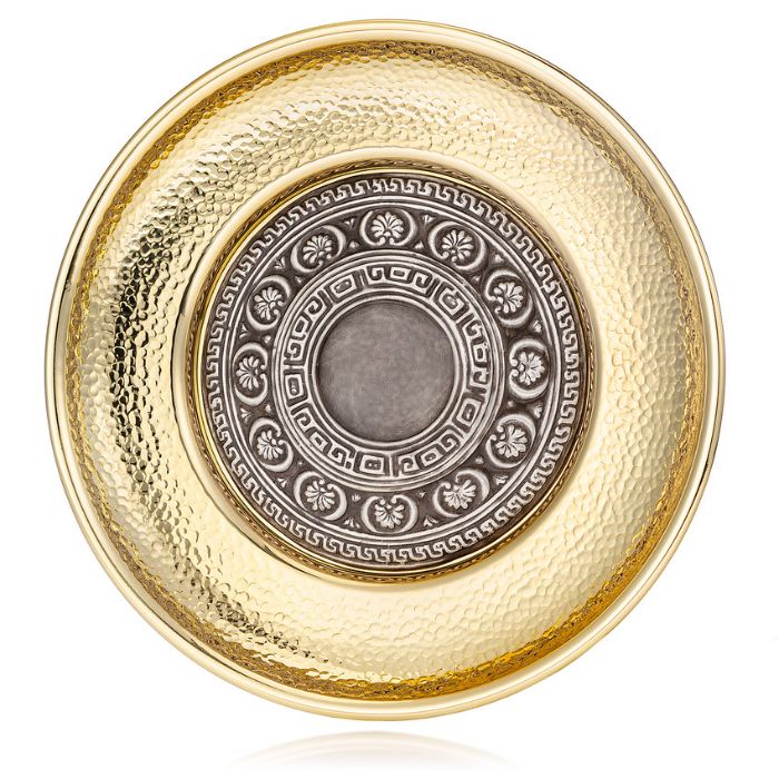 Ορειχάλκινο Σφυρήλατο Πιάτο Μεγάλο (XEV)