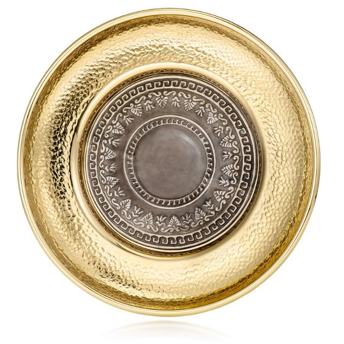 Ορειχάλκινο Σφυρήλατο Πιάτο Μεγάλο (XEV)